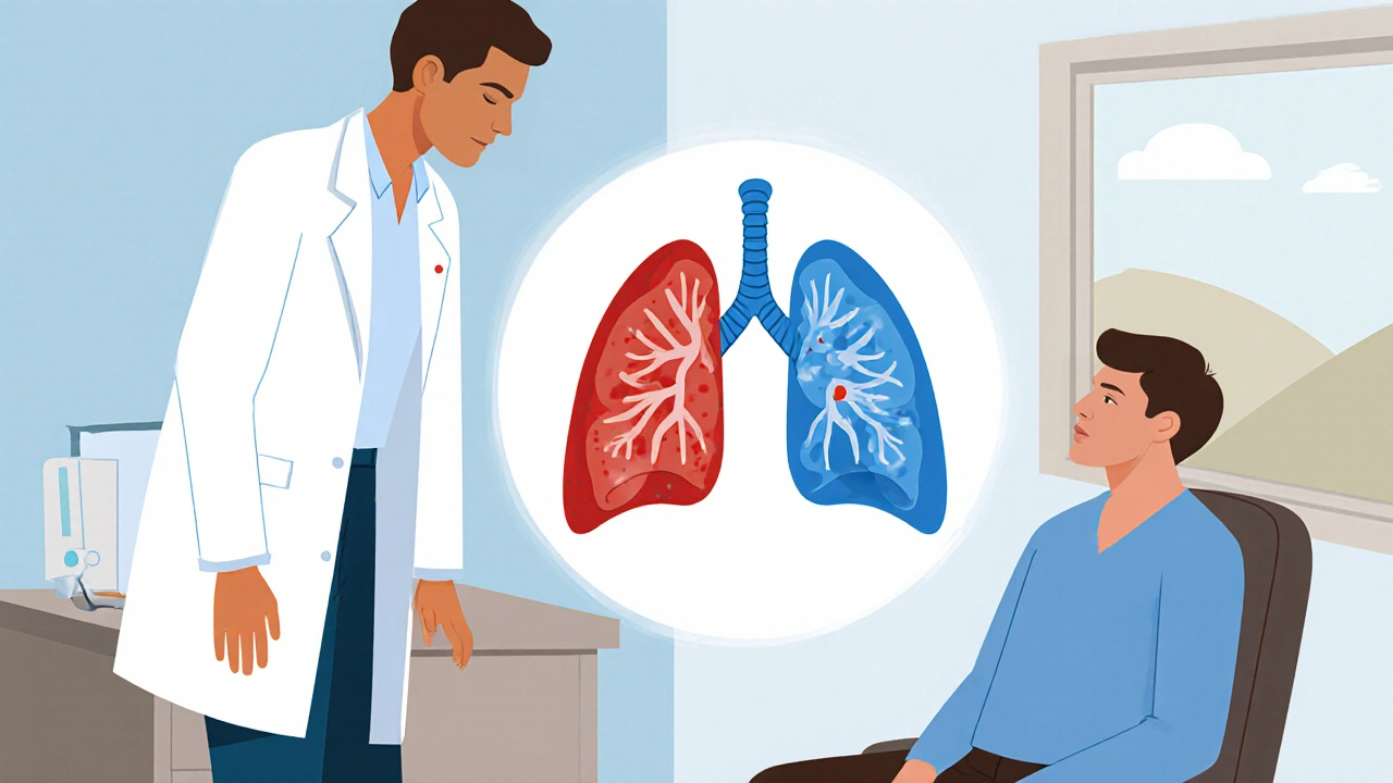 Tuberculosis pulmonar y asma: relación, riesgos y manejo