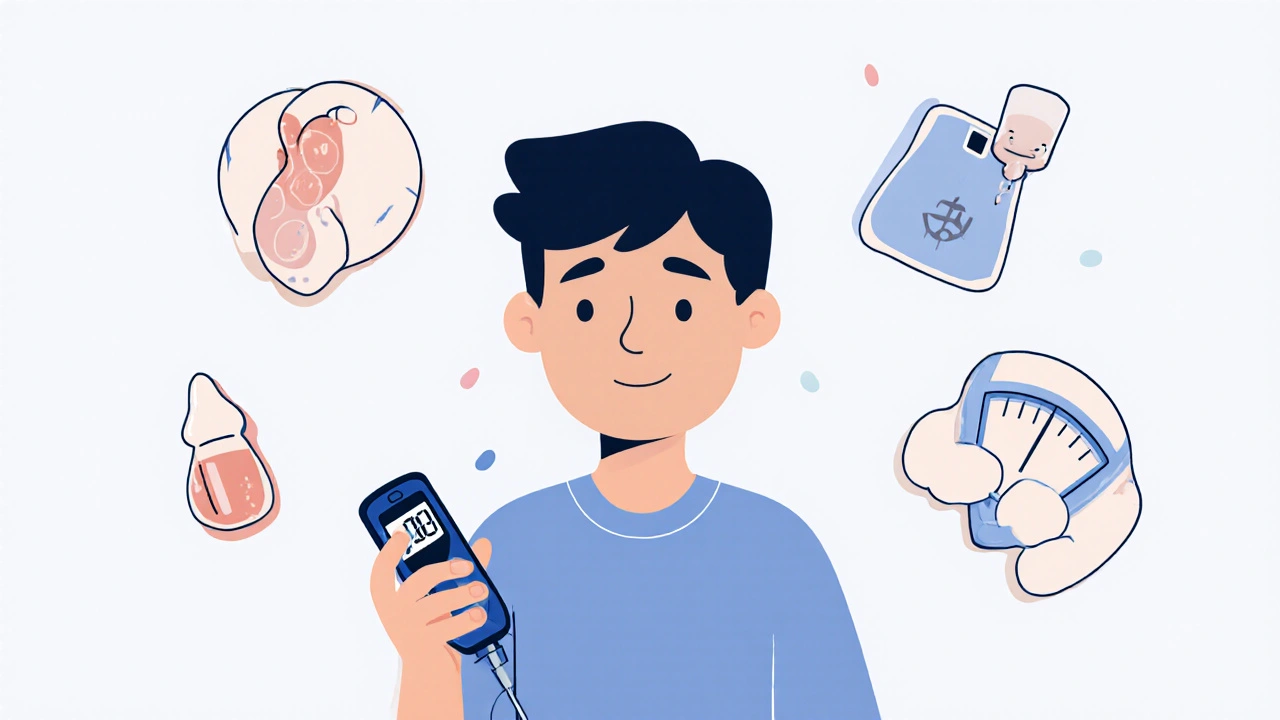 Diabetes Tipo 1: Síntomas, Diagnóstico y Opciones de Terapia con Insulina