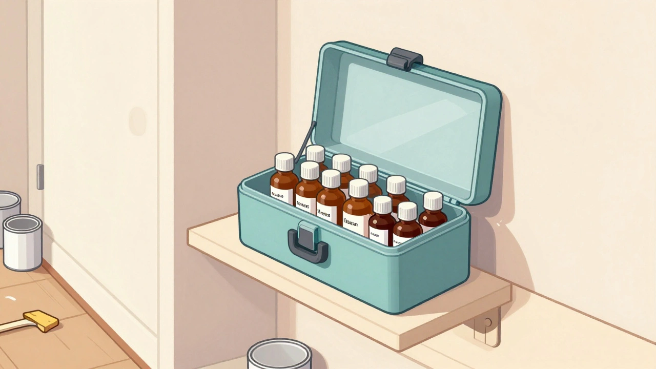 Cómo asegurar medicamentos durante reformas o mudanzas en casa