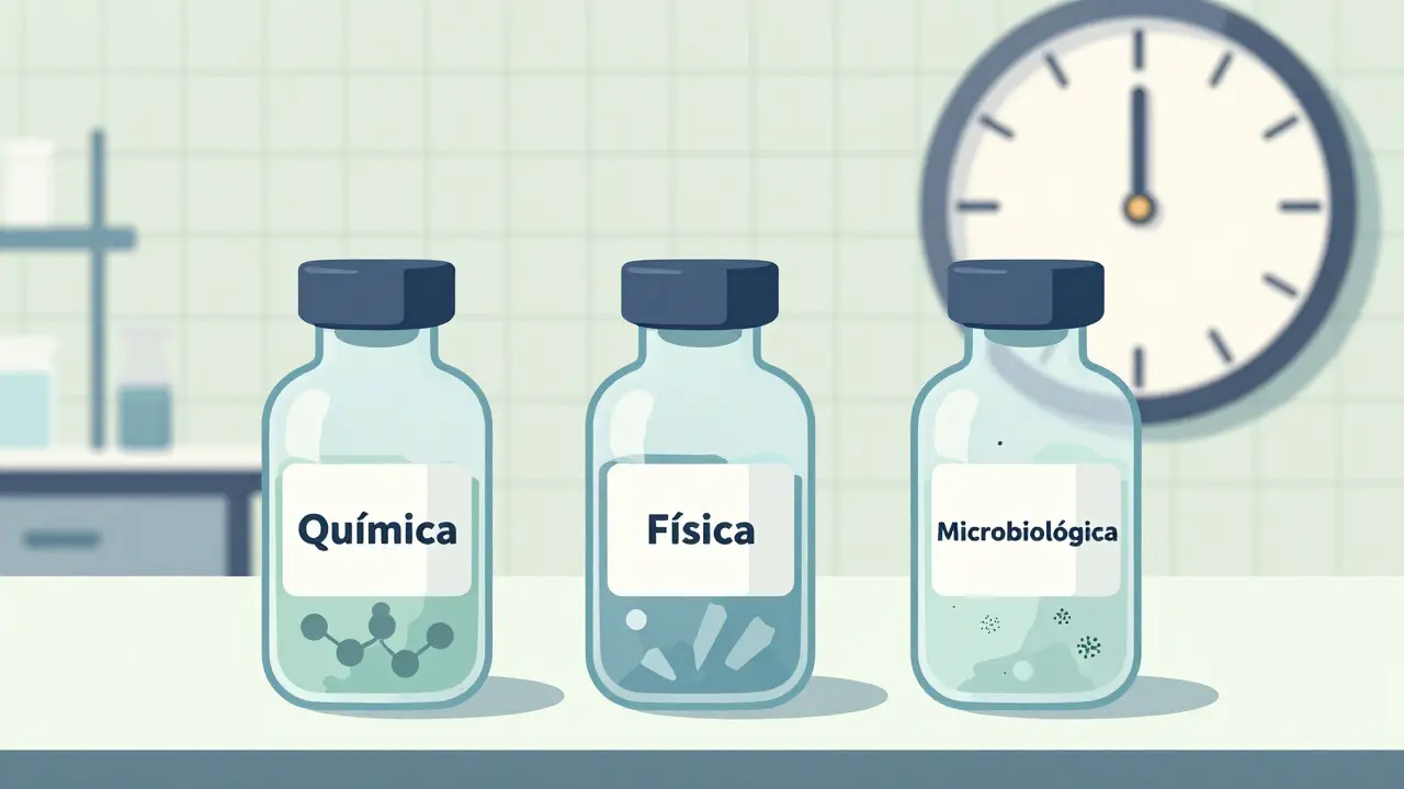 Estabilidad y vida útil: degradación genérica y seguridad en productos farmacéuticos y alimentarios
