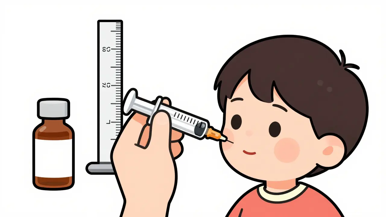 Cómo medir correctamente las dosis de medicamentos para niños en casa