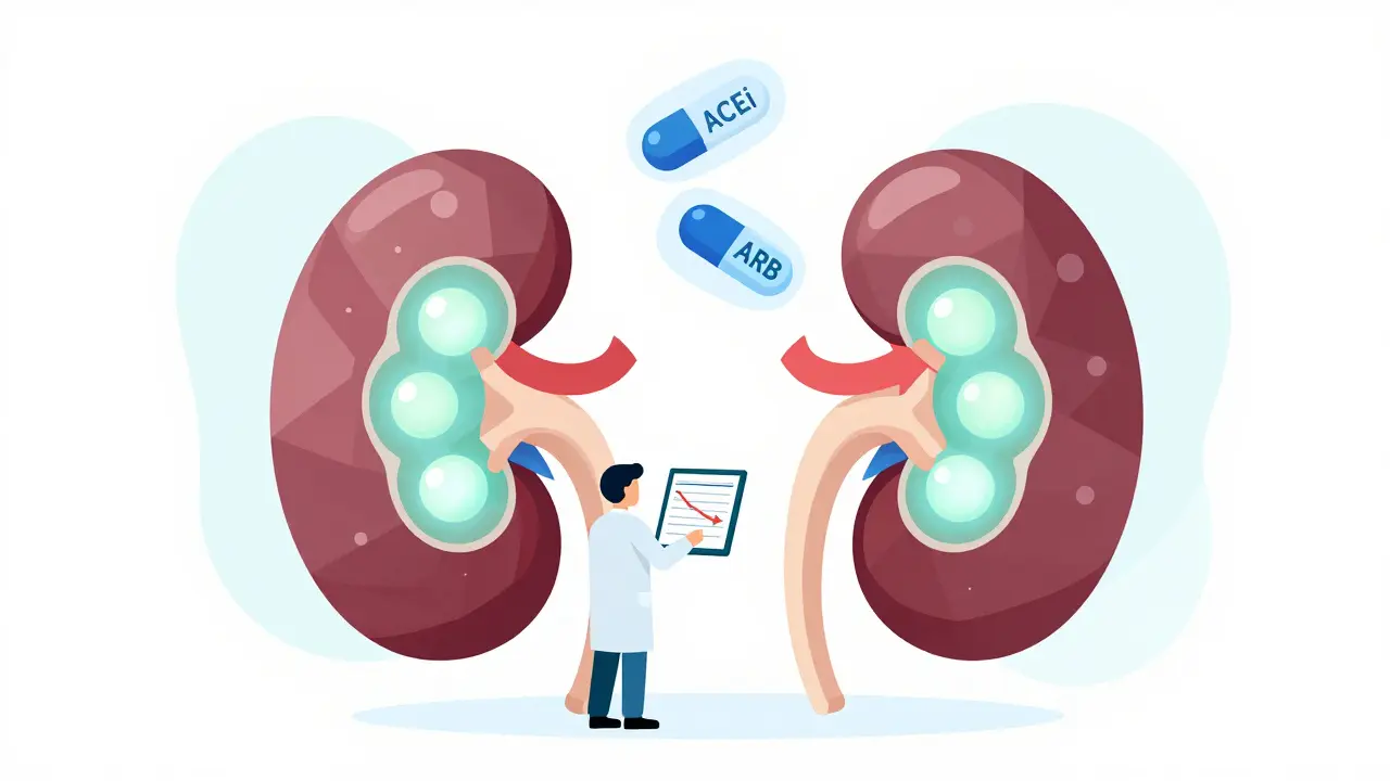 Control de la Presión Arterial en Enfermedad Renal: Inhibidores de la ECA y Bloqueadores de los Receptores de Angiotensina