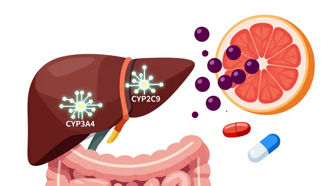 Interacciones CYP450: Uva de la China, Warfarina y ISRS