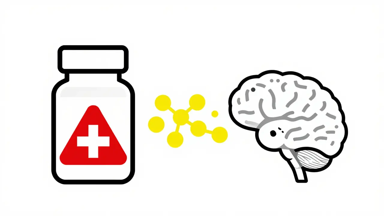 Píldora de sulfonamidas con advertencia desplazando bilirrubina al cerebro