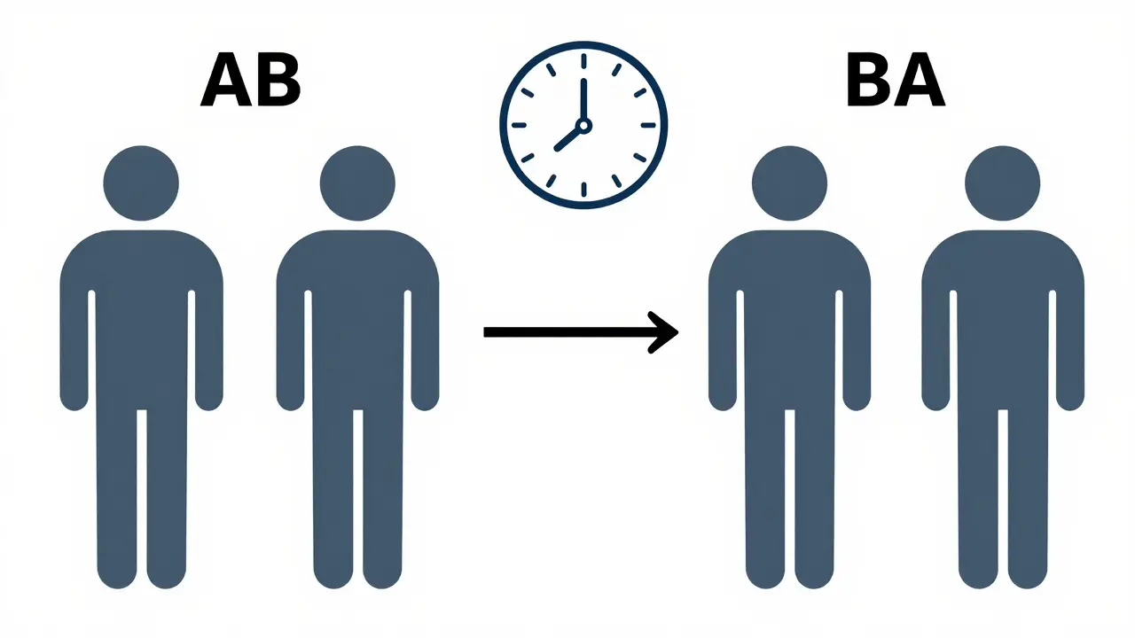 Diseño de ensayo cruzado: cómo se estructuran los estudios de bioequivalencia