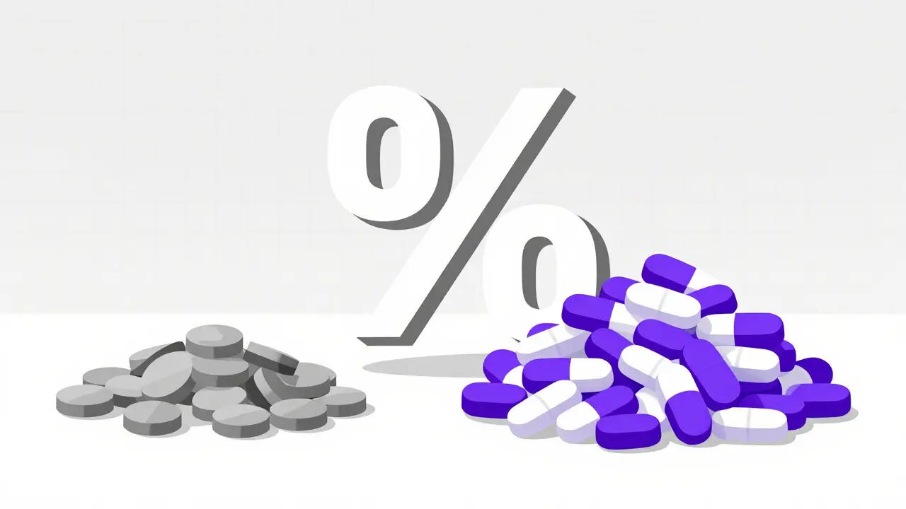 Comparativa visual de ahorro por compra de genéricos al por mayor